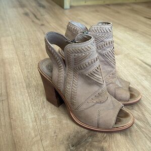 Vince Camaro Open Toe Bootie